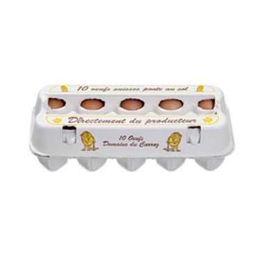 63g+ Oeufs CH bruns du Carroz x 10